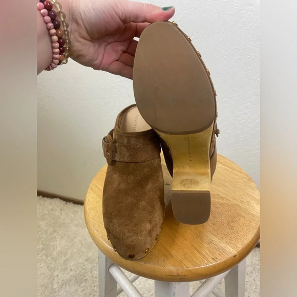 NWOB Veronica Beard Dacey Suede Clog Size 9 - Picture 6 of 10